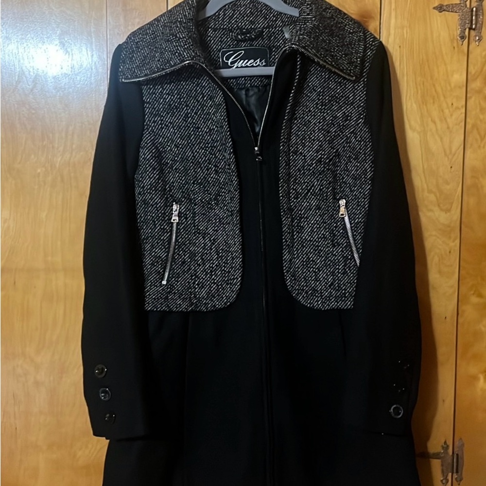 Guess Mid-length Wool Blend Coat. Brand New